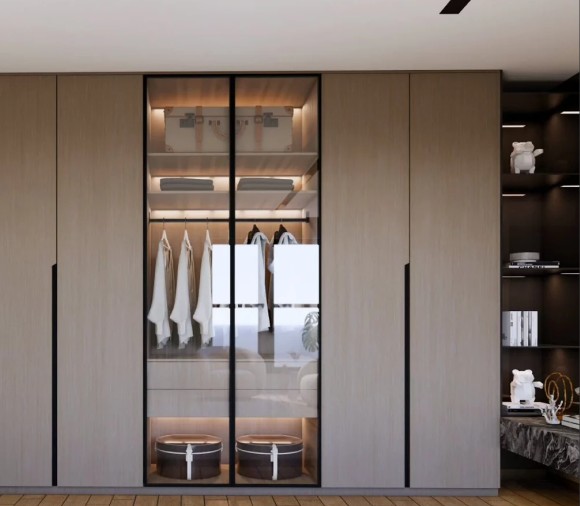 Modern minimal wardrobe