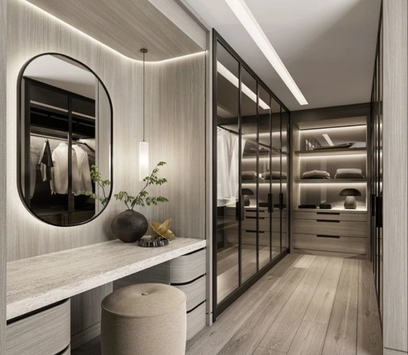 Luxury bespoke wardrobe